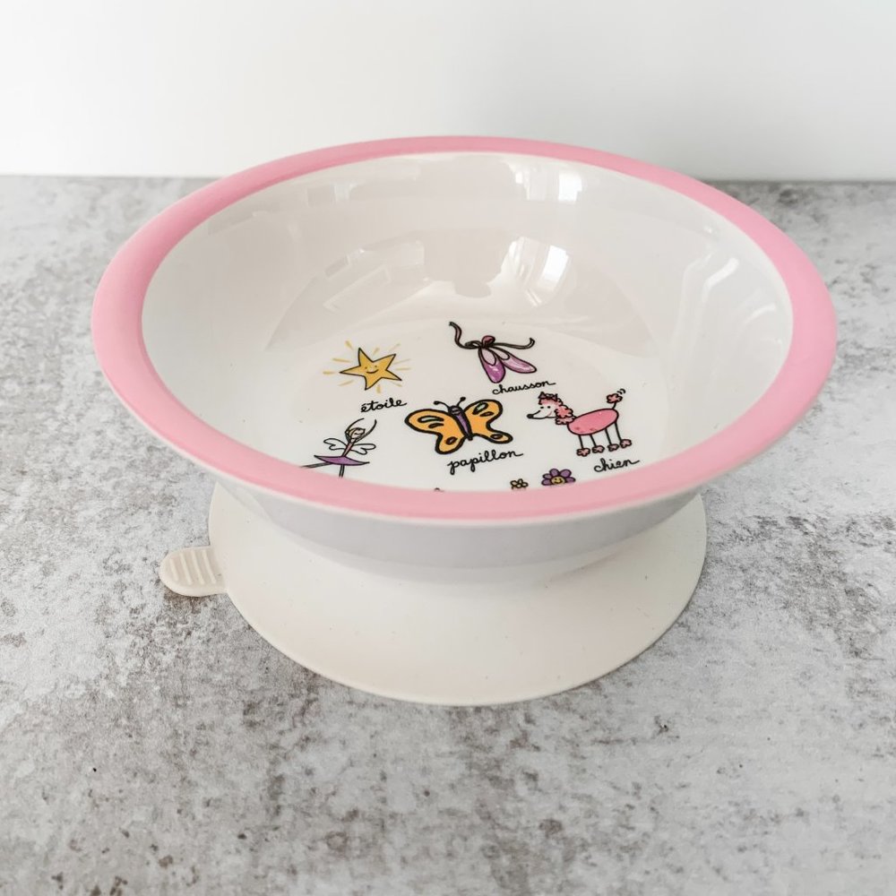 NWT Baby Cie Melamine Bowl with Suction for Baby or Toddler